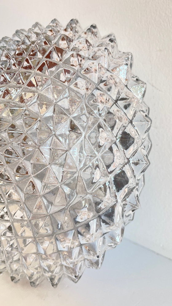 Image 1 of Lampada da parete/soffitto in semicristallo, anni '50