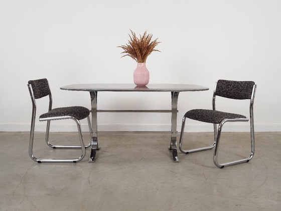 Image 1 of Mesa de piedra, diseño danés, década de 1980, fabricada en Dinamarca.