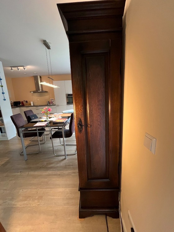 Image 1 of Eikenhouten wandkast van Almondehoeve. 190cm hoog