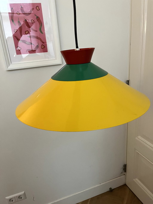 Vintage Gekleurde Hanglamp