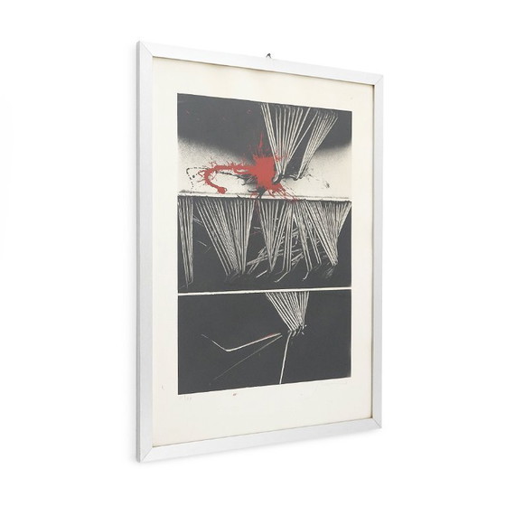 Image 1 of Emilio Scanavino, litografia a colori su carta, anni '70