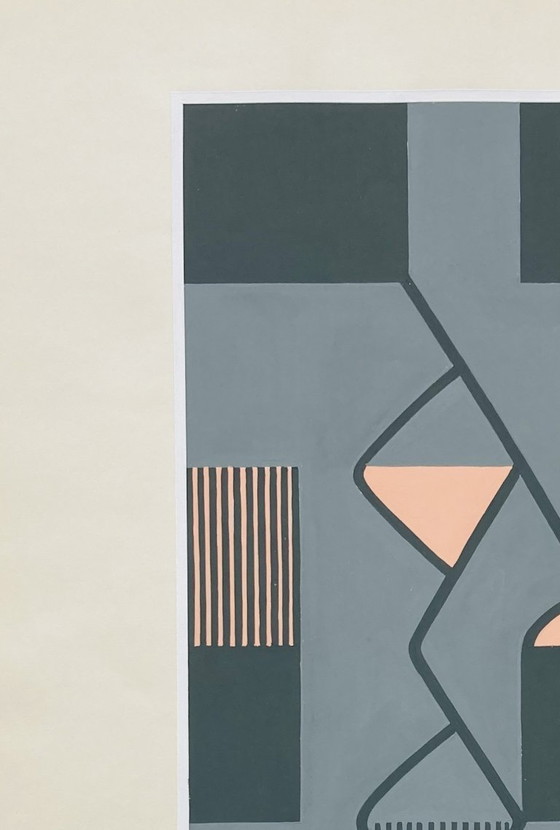 Image 1 of Ton Pape - Opera d'arte originale a guazzo d'epoca