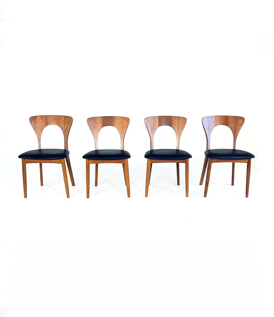 Image 1 of 4X 'Peter' Dining Chair, Niels Koefoed