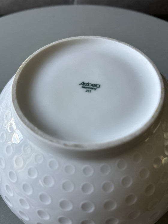 Vintage Arzberg Golfball Tureen, Löffelhardt, Form 2375 – Crockery, Porcelain (photo 3 of 5)