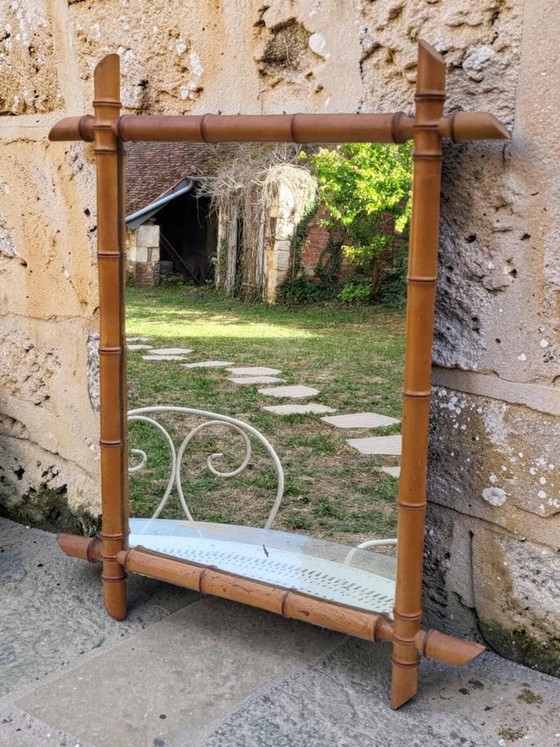 Espejo de bambú 52*65 cm – Wood, Vintage (photo 8 of 8)