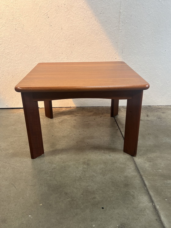 Image 1 of Viereckiger Couchtisch aus Teakholz, S. Burchardt-nielsen, Deutschland