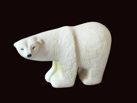 Lisa Larson - Polar Bear, Sculpture, Ceramic, White (photo 5 of 6)