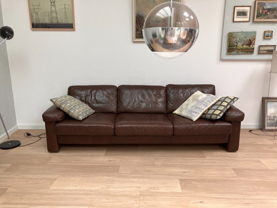 Vintage Leather Three-Seater Sofa by Perida – 3-5 seaters (photo 5 of 13)