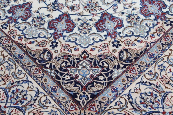Original Hand-knotted Persian Nain 9 LA Fine Rug with Silk 385 x 260 cm – Rugs & carpets, Wool (photo 6 of 18)