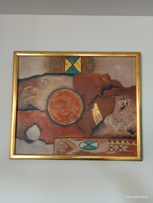 Painting Abstract Gold