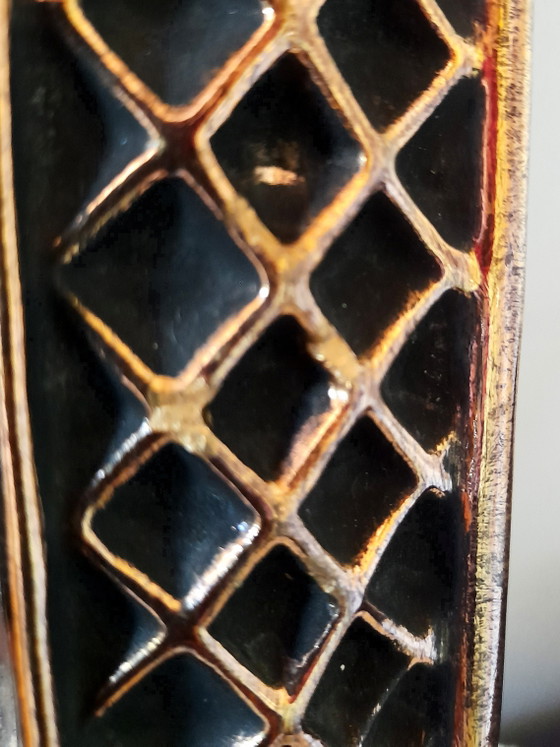 Image 1 of Miroir en céramique , Hendrik Thomas , Vallauris 1970