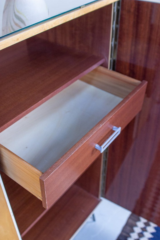 Image 1 of Armadio vintage, cassettiera, mobile alto, stile retrò metà secolo, anni '60