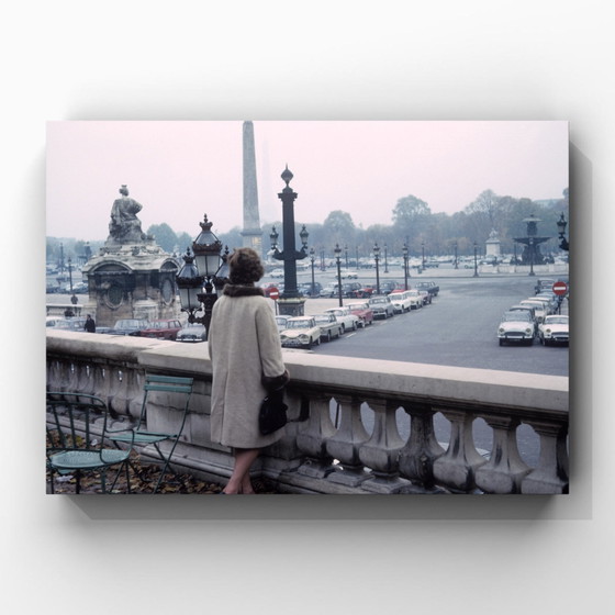 1x mid century Place de la Concorde, Parigi 1964 – Fotografie, Carta (photo 6 of 6)