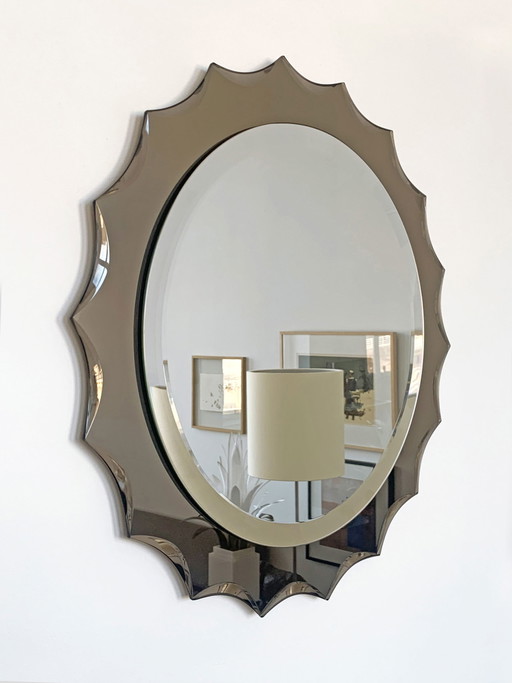 Specchio di design in cristallo italiano Antonio Lupi