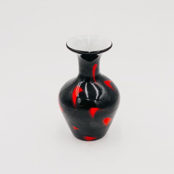Image 1 of Carlo Moretti Attr. Vintage Collectible Cased Glass Vase from the 1970s