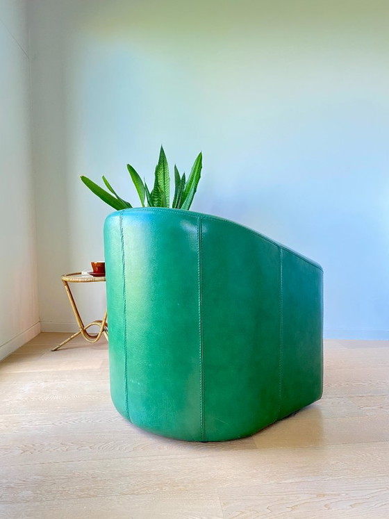 Image 1 of Fauteuil vert vintage