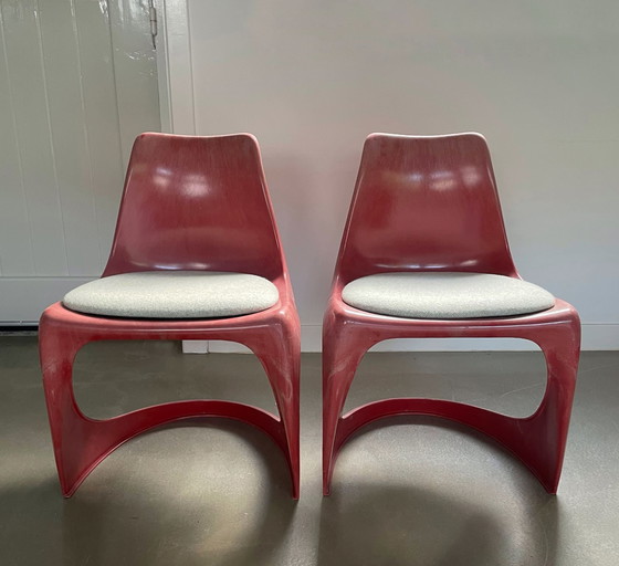 Image 1 of Paire de chaises design vintage par Steen Ostergaard pour Cado, 1971