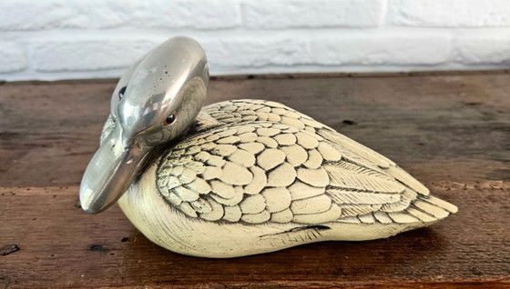 Image 1 of Handgefertigte Ente der italienischen Designerin Elli Malevolti, signiert