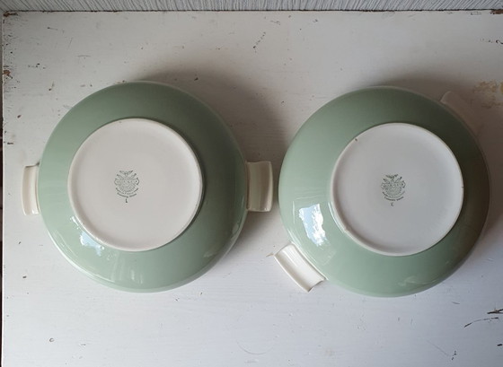 Image 1 of Twee vintage Villeroy-Boch dekselschotels 1947-1956