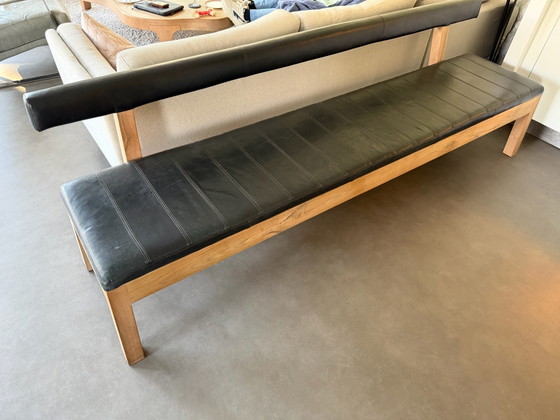 Panca Pilat en Pilat Wybe, Pilat & Pilat, Panche, Pelle, Legno, Nero (foto 3 di 5)