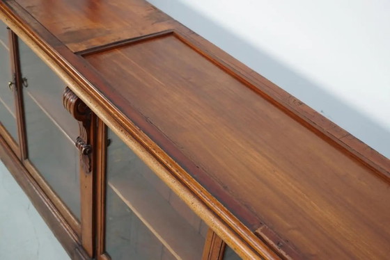 Image 1 of Engelse Victoriaanse apothekersbalie / vitrine uit de 19e eeuw