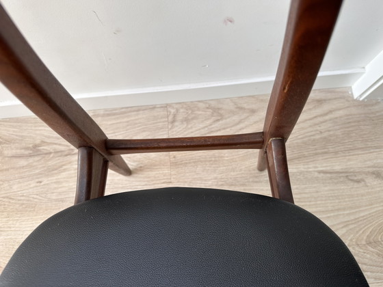 Louis van Teeffelen, Kastrup Dining chairs (3x), Wood, Skai, Black (photo 4 of 8)
