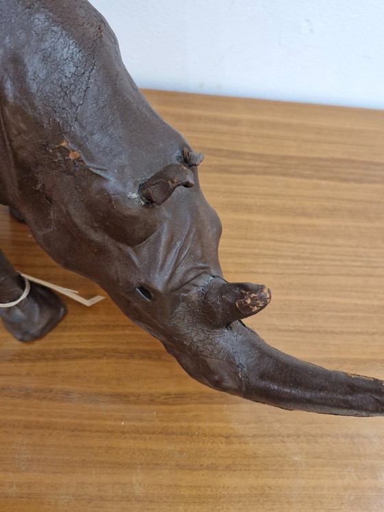 Image 1 of Rinoceronte in pelle vintage anni '70