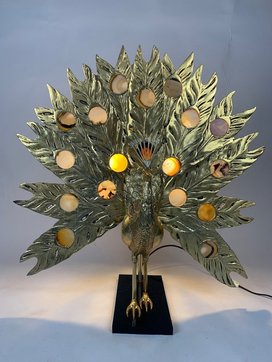 Image 1 of Fondica Peacock tafellamp