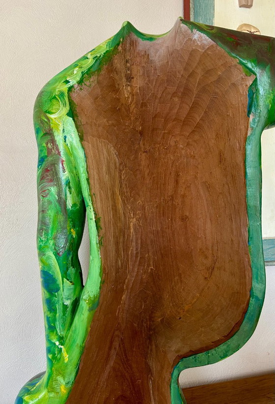 Torso maschile colorato – Sculture, Legno (photo 10 of 13)