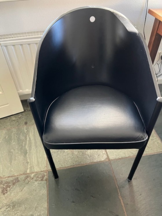 Image 1 of 6x  philippe starck costes stoelen zwart