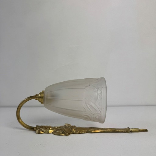OUDE ART-DECO WANDLAMP