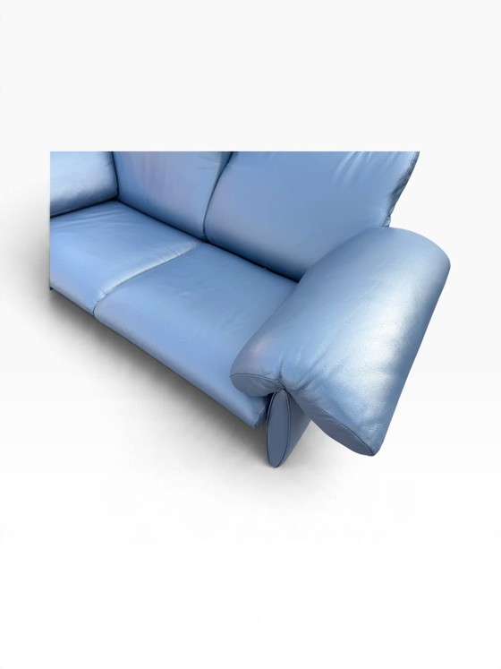 de Sede DS-10/23, Banken, Leer, Blauw (foto 5 van 6)