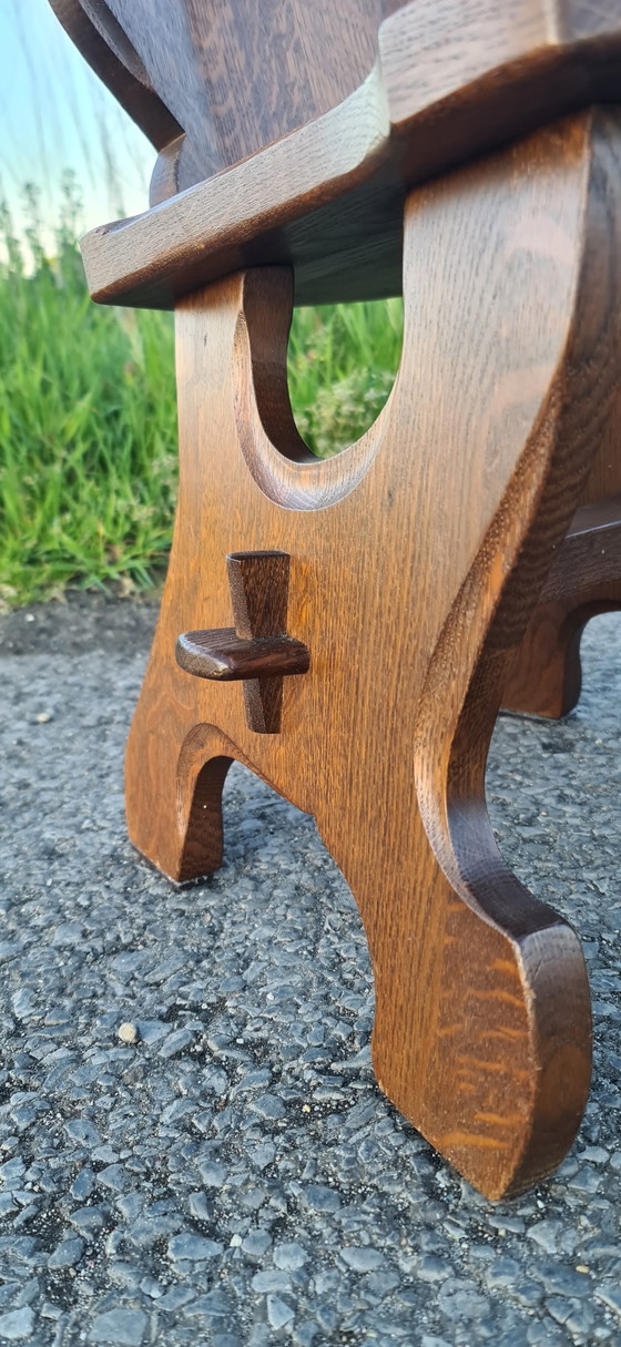 Image 1 of 2 Brutalist high chairs '60