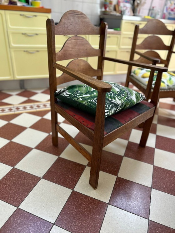 Image 1 of 3 Hague School chairs by Cornelis van der Sluys