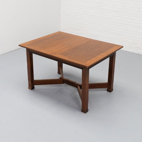 Verlengbare Art Deco Eettafel 30's – Wood (photo 3 of 17)