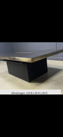 Mesa de centro con bar oculto de Belgochrom, años 70