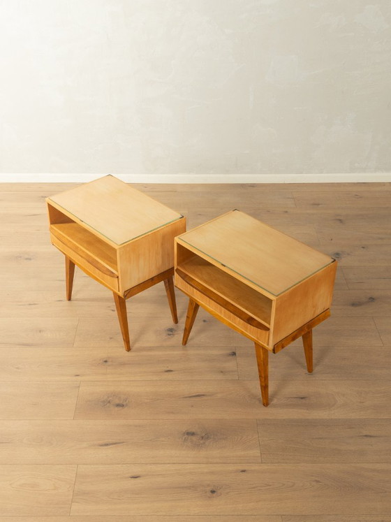Image 1 of Nachtkastjes, Helmut Magg voor WK Möbel, jaren 50, Vintage