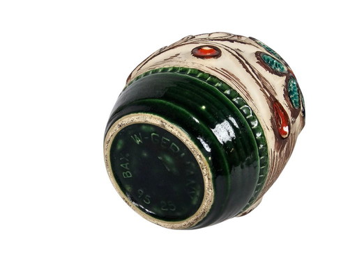 Bay Keramik - Modell 95-25 - W-Deutschland - Blumendekor - 1970er Jahre