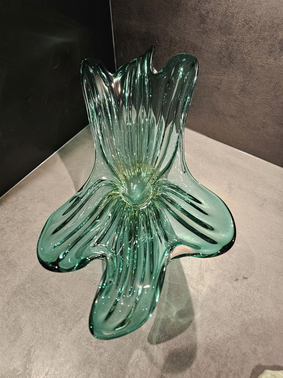 Image 1 of Magnifique bol en verre d'art de Murano du milieu du siècle