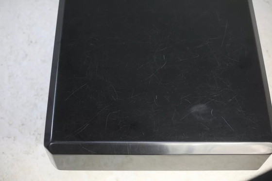 Image 1 of Tavolino da caffè in legno laccato nero