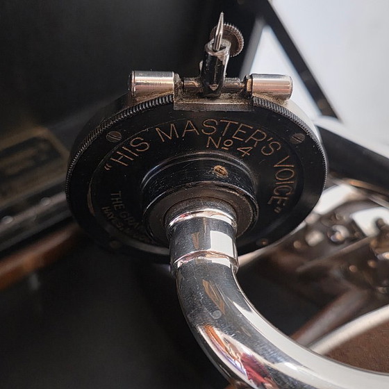 Image 1 of HMV suitcase gramophone model 101, late 1920s