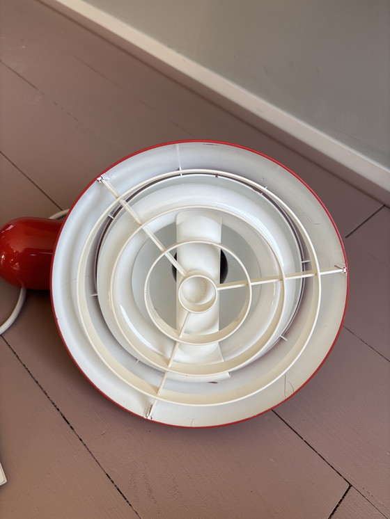 Image 1 of Vintage Osram hanglamp rood 