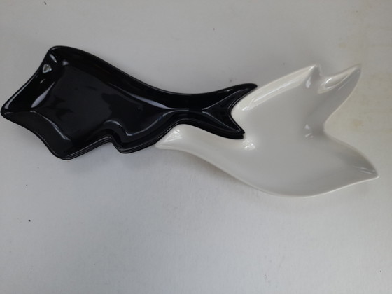 Image 1 of Bird and fish dishes according to Escher