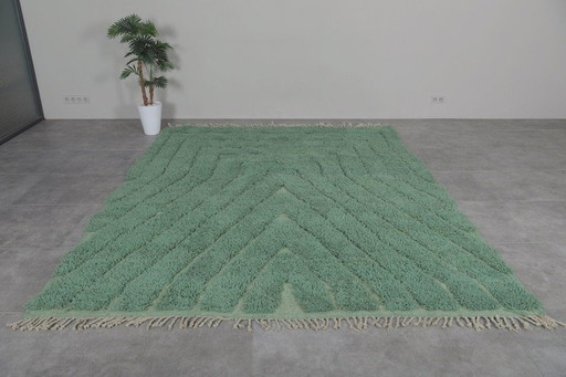 Authentiek handgemaakt traditioneel vloerkleed van natuurlijke wol, afmeting 140x260 cm