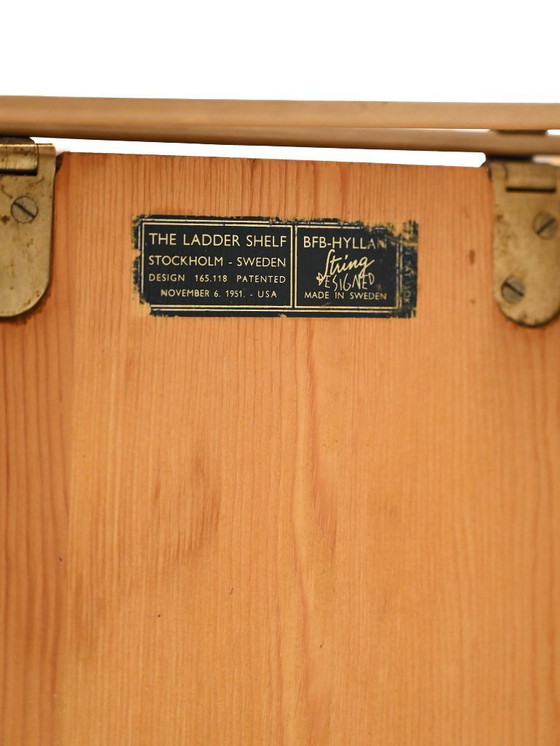 Image 1 of Estantería de pared escandinava Hylla, década de 1960