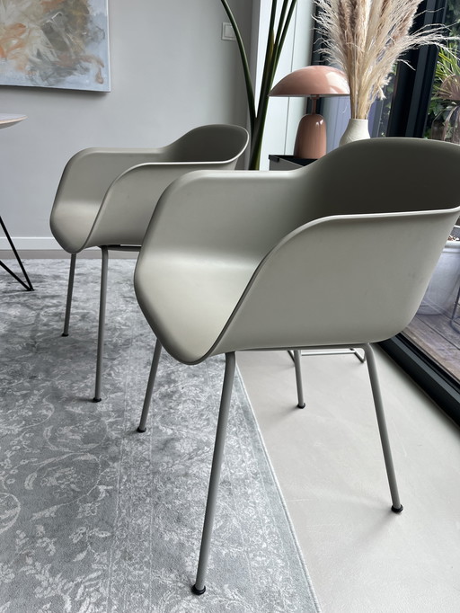 2x Muuto Faserrohr - grau