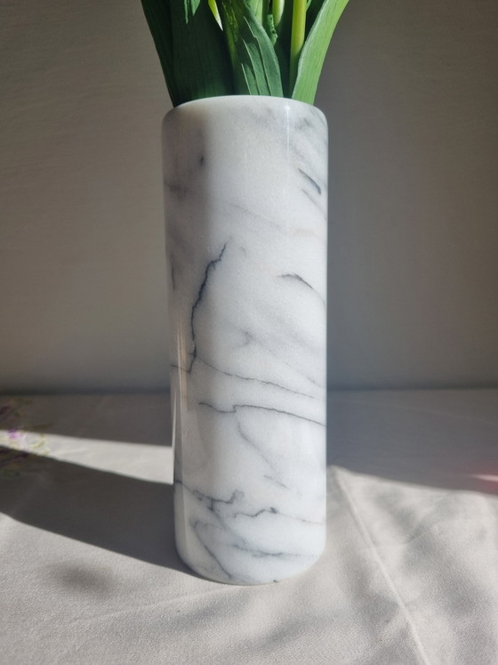 Image 1 of Large Carrara marble vase