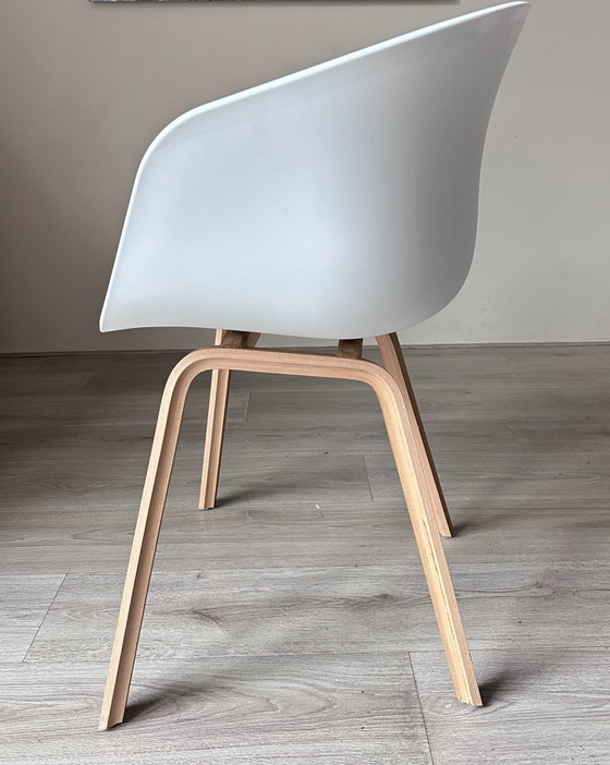 6x Hay AAC 22 Design Stühle, Esszimmerstühle, Holz, Kunststoff, Weiß, Modern (Foto 4 von 13)