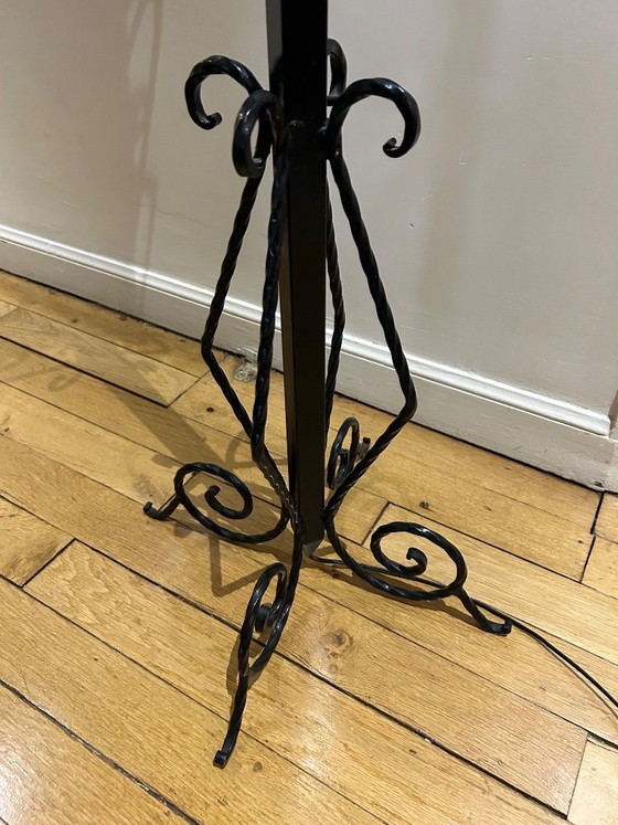 Schmiedeeiserne Stehlampe 1950 – Stehleuchten, Iron (photo 5 of 8)