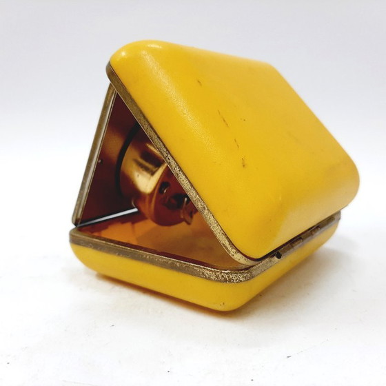 Image 1 of Vintage Rare Travel Mechanical Alarm Clock Aradora, 8 Ruby Jewels